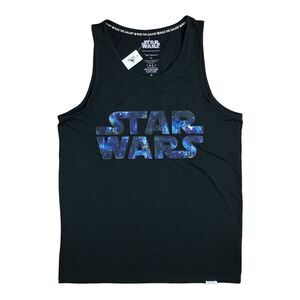 Star Wars Top Adult M Galaxy Logo Tank by Our Universe Unisex Disney Parks
